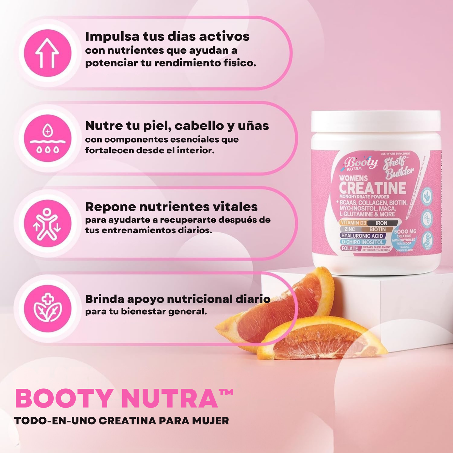 Booty® Creatina Para Mujeres
