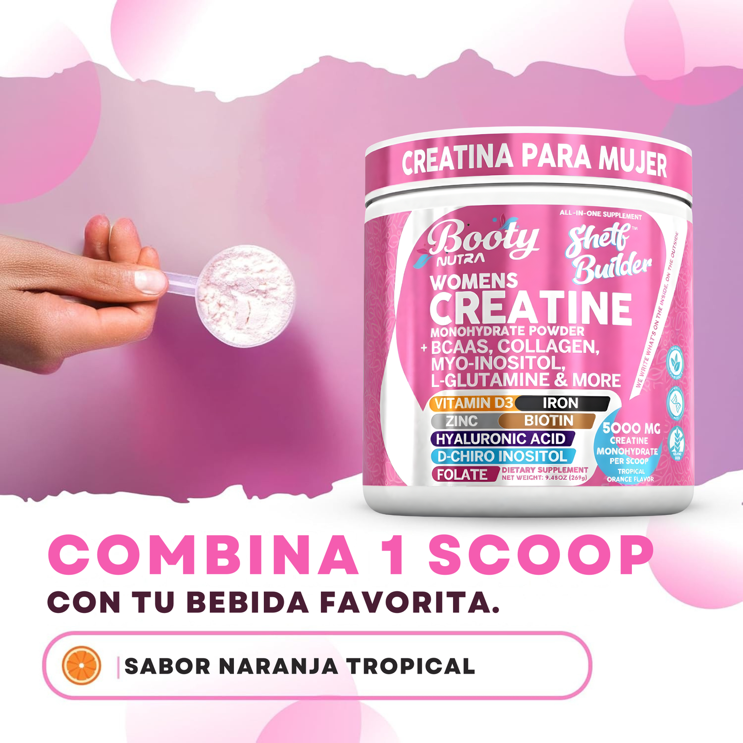 Booty® Creatina Para Mujeres